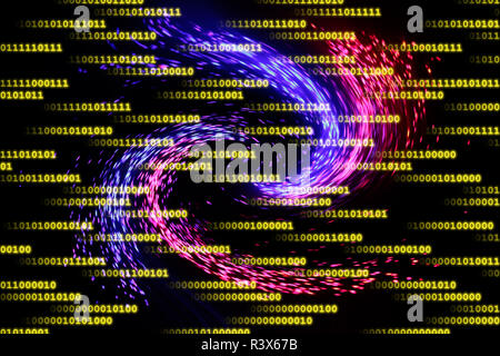 data transfer Stock Photo