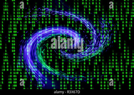 data transfer Stock Photo