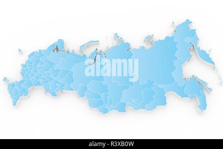 Novo mapa da Federação Russa e da Crimeia - Stockphoto #14952579