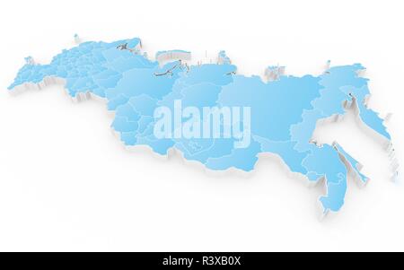 Novo mapa da Federação Russa e da Crimeia - Stockphoto #14952579