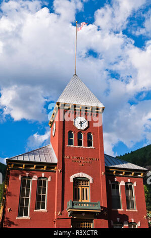 San Miguel County Courthouse, Telluride, Colorado, USA (Editorial Use Only) Stock Photo