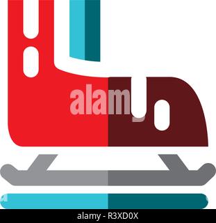 Ski Ice Icon Winter Template Vector Stock Vector