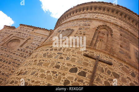 Mosque church of Santo Tome in Toledo at Castile La Mancha of Spain Stock Photo