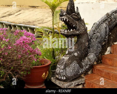 Serpent Railing Serpent Railing, Vientiane, Laos Stock Photo - Alamy