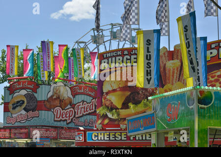 Carnival food, Emmett Cherry Festival, Emmett, Idaho, USA Stock Photo