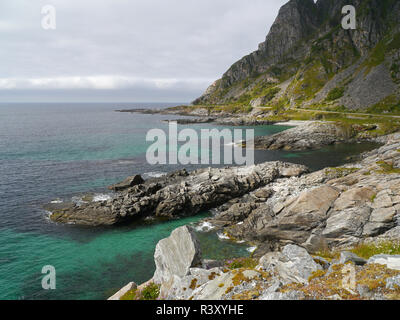 Die WestkÃ¼ste der VesterÃ¥len-Insel AndÃ¸ya Stock Photo