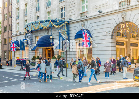 A typical view in London Stock Photo