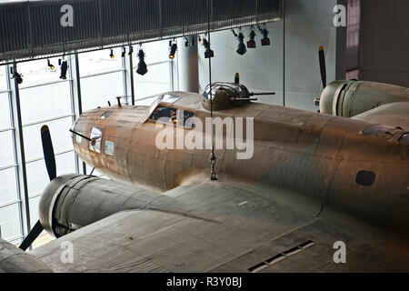 USA, Louisiana, New Orleans, National World War II Museum, Boeing Center, Boeing B-17E Flying Fortress Stock Photo