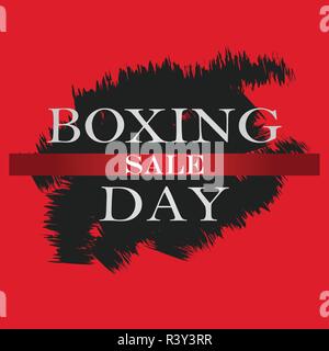 Boxing day Sale Banner. Boxing day Design Template for Banner, Flyer. Vector Illustration. Stock Vector