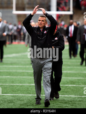 November 24, 2018: Ohio State Buckeyes running back J.K. Dobbins at the ...