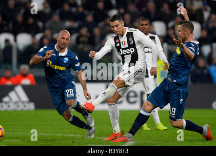 Allianz Stadium, Turin, Italy. 24th Nov, 2018. Serie A football, Juventus versus SPAL; Credit: Action Plus Sports/Alamy Live News Stock Photo