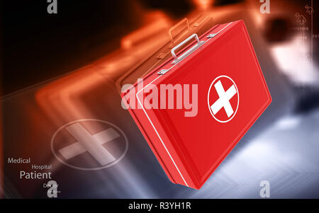 First aid box Stock Photo