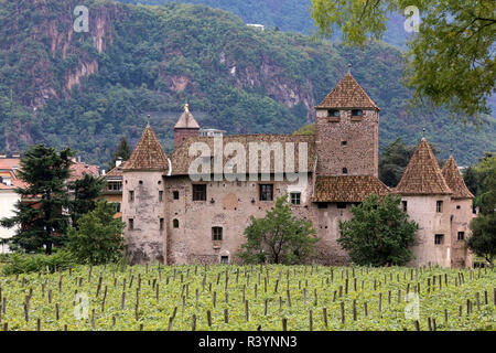 lowland castle maretsch in bolzano Stock Photo