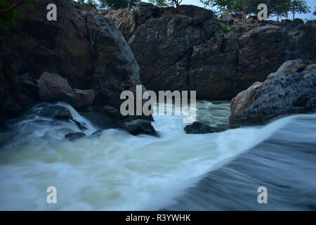 Kaveri river in Hogenakkal Falls Stock Photo