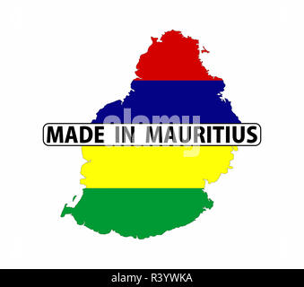 made in mauritius Stock Photo