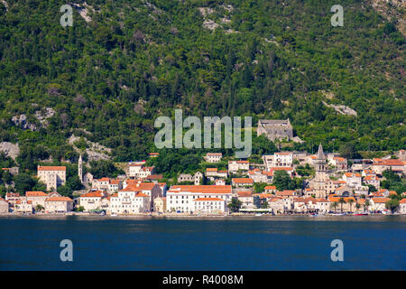 Perast, Kotor Bay, Montenegro Stock Photo