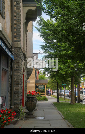 Downtown Milford, Pennsylvania, Usa Stock Photo