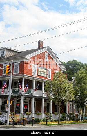 Dimmick Inn, Milford, Pennsylvania, Usa Stock Photo