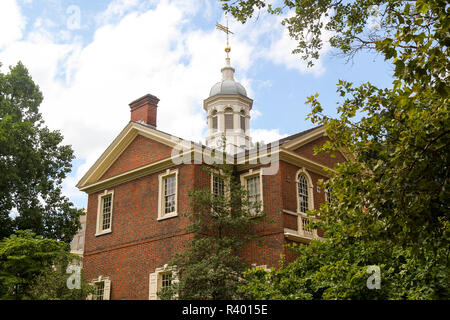 Carpenters' Hall, Independence National Historical Park, Old City, Philadelphia, Pennsylvania, Usa. Stock Photo