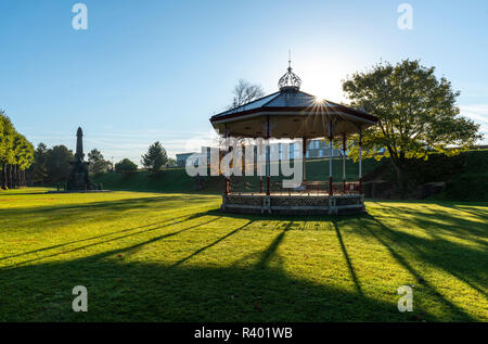 The bandstand in Dane John Gardens in Canterbury, Kent Stock Photo