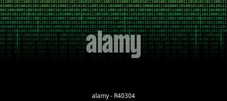 binary data code green matrix web technology vector illustration EPS10 Stock Vector