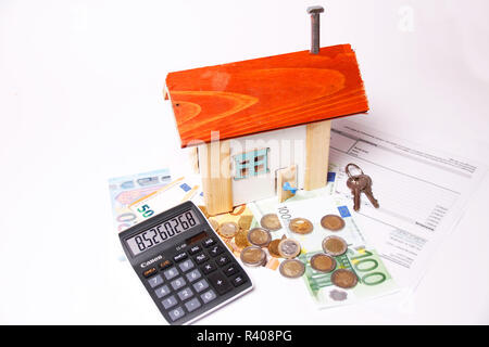 Investment, Mortgage home Stock Photo