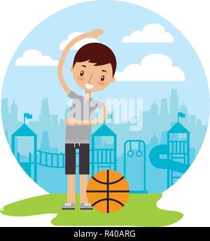 kid good habits  Stock Vector