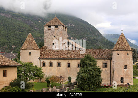 the maretsch castle also castel mareccio in bolzano Stock Photo