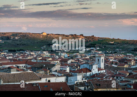 Aerial view of the San Giovanni Rotondo, Gargano, Italy, Europe. Stock Photo