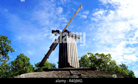 Antique Windmill Stock Photo