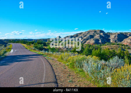 USA, North Dakota, Medora. Theodore Roosevelt National Park, South Unit, Badlands Stock Photo