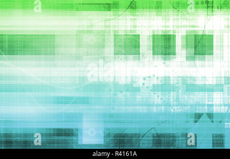 Futuristic Cubes Stock Photo