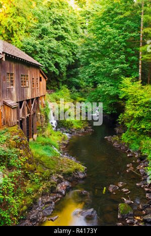 Cedar Creek Grist Mill, Clark County, Washington State, USA Stock Photo