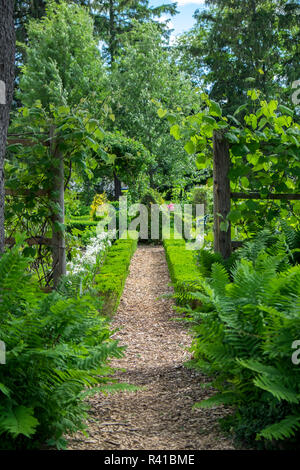 Green Animals Topiary Garden, Portsmouth, Rhode Island, Usa Stock Photo