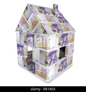 house of 50 swedish kronor Stock Photo