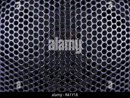 Metal mesh in the shape of a hemisphere background Shallow DOF Stock Photo