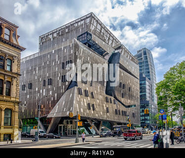 New York City, USA, May 2018, outside The Cooper Union building at Cooper Square, university of Science and Art in the East Village, Manhattan Stock Photo