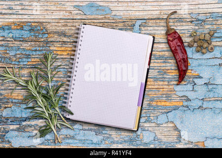 Blank notepad Stock Photo