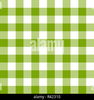 checkered table cloth background Stock Photo