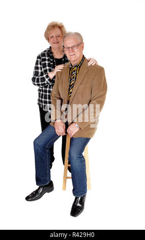 Happy middle age couple. Stock Photo