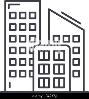 Ecology line icon concept. Ecology vector linear illustration, symbol, sign Stock Vector