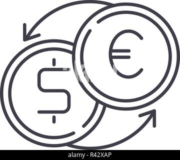 Instant transfer flat linear concept icon. Seamless real time payment ...