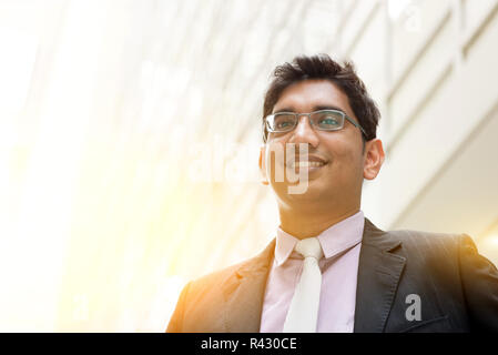 Asian Indian businessman portrait Stock Photo