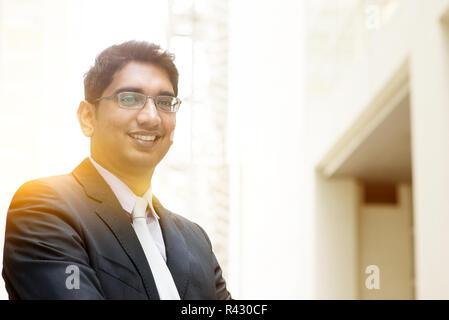 Asian Indian business man portrait Stock Photo