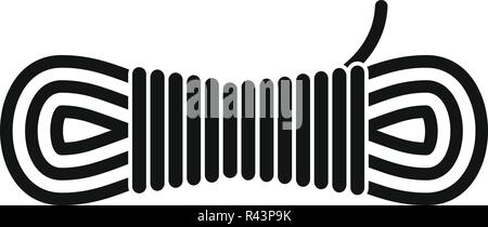 Hank of climbing rope.Mountaineering single icon in outline style vector  symbol stock illustration Stock Vector Image & Art - Alamy, climbing rope  drawing 