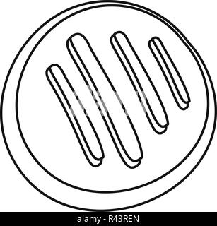 Sweet candy icon. Outline illustration of sweet candy vector icon for web design isolated on white background Stock Vector