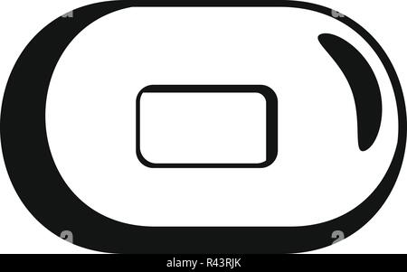 Soap icon. Simple illustration of soap vector icon for web design isolated on white background Stock Vector