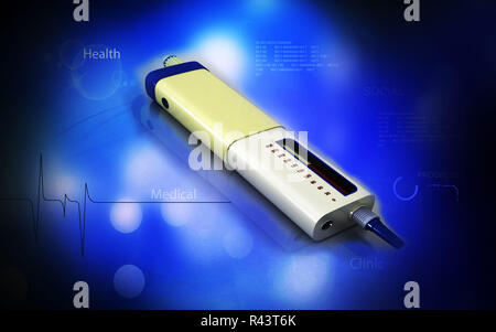 Insulin pen Stock Photo