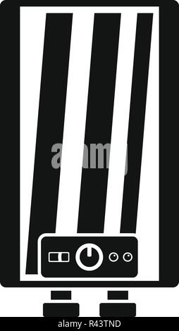 Steam boiler icon. Simple illustration of steam boiler vector icon for web design isolated on white background Stock Vector