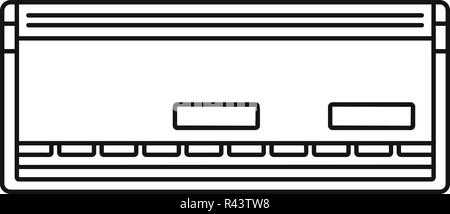 Automatic conditioner icon. Outline illustration of automatic conditioner vector icon for web design isolated on white background Stock Vector